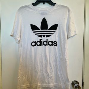Adidas White Tshirt